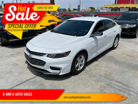 2018 Chevrolet Malibu for sale at A AND A AUTO SALES in Gadsden AZ
