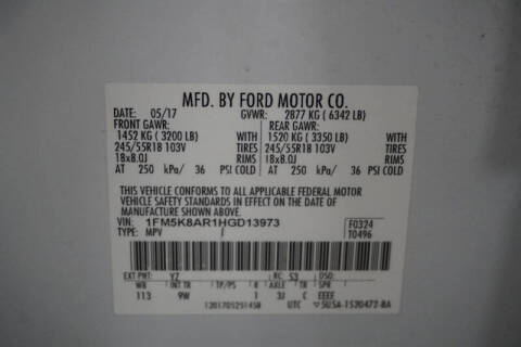 2017 Ford Explorer Police Interceptor Utility