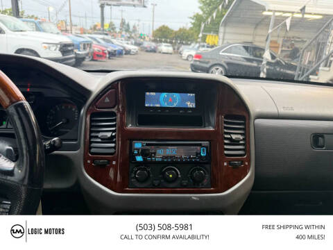 2003 Mitsubishi Montero Limited