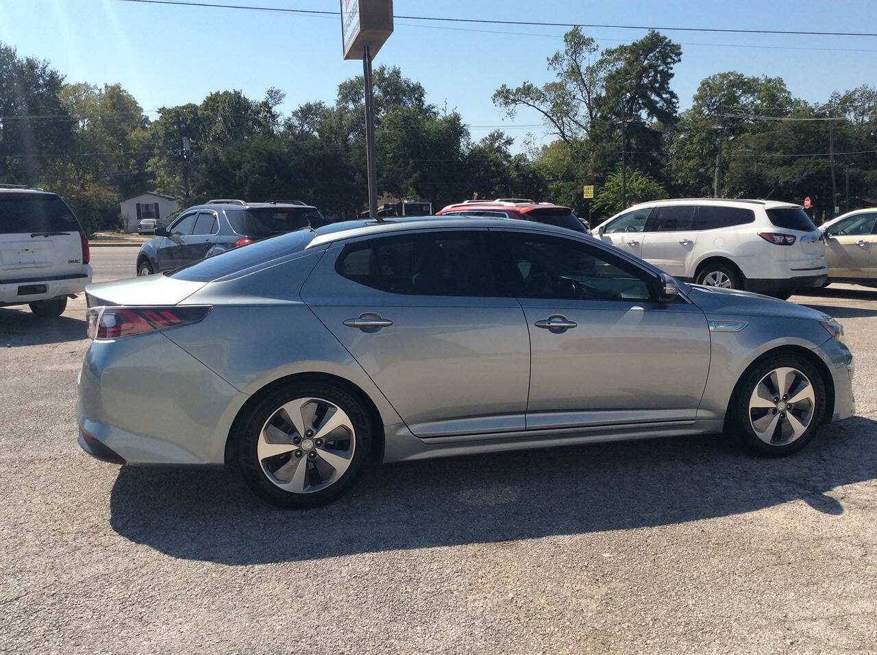 2014 Kia Optima Hybrid for sale at SPRINGTIME MOTORS in Huntsville, TX