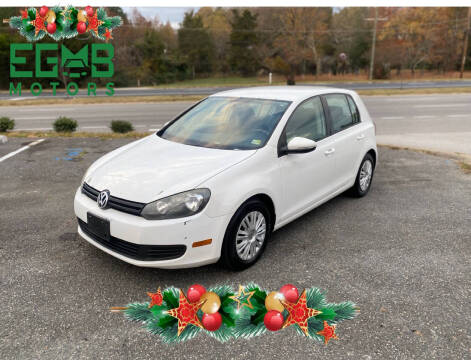 2012 Volkswagen Golf for sale at EGMB MOTORS in Midlothian VA