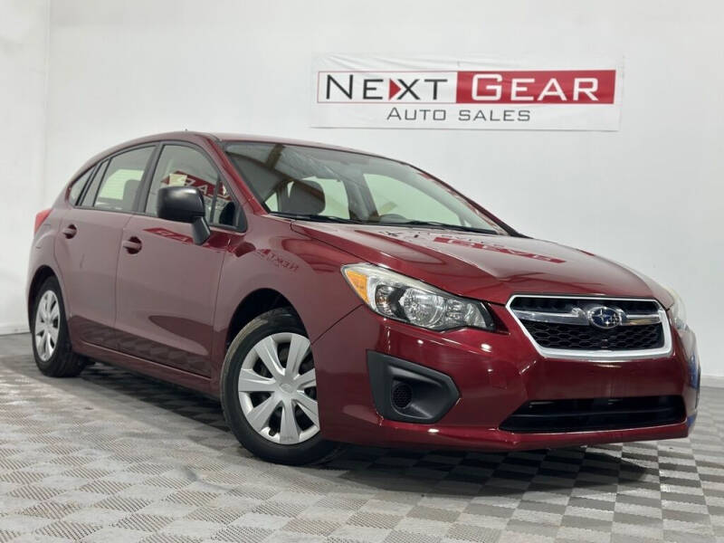 2013 Subaru Impreza for sale at Next Gear Auto Sales in Westfield IN