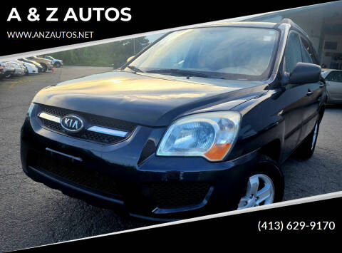 2009 Kia Sportage for sale at A & Z AUTOS in Westfield MA