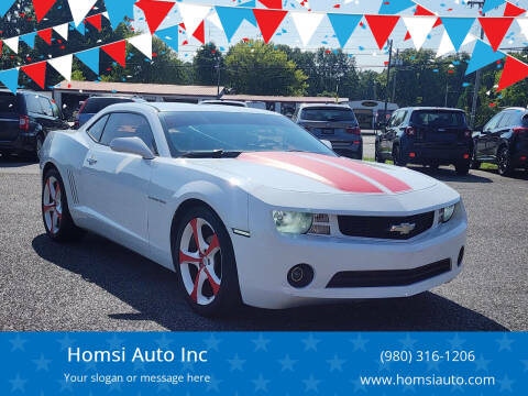 2013 Chevrolet Camaro for sale at Homsi Auto Inc in Kannapolis NC