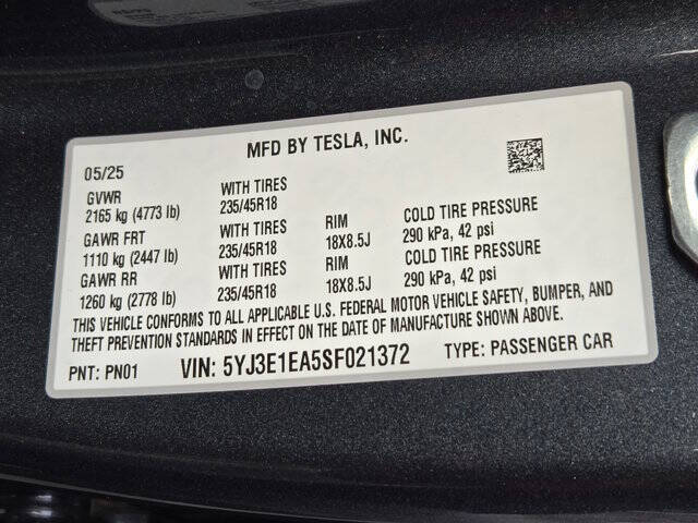 2025 Tesla Model 3 Long Range