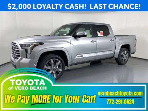 2024 Toyota Tundra for sale at PHIL SMITH AUTOMOTIVE GROUP - Toyota Kia of Vero Beach in Vero Beach FL