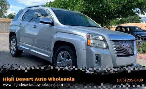 2013 GMC Terrain for sale at High Desert Auto Wholesale in Albuquerque NM