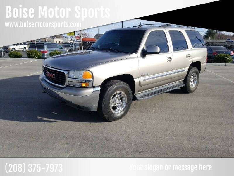 2003 GMC Yukon for sale at Boise Motor Sports in Boise ID