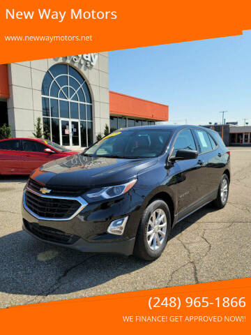 2019 Chevrolet Equinox for sale at New Way Motors in Ferndale MI