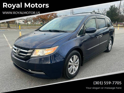 2016 Honda Odyssey for sale at Royal Motors in Hyattsville MD