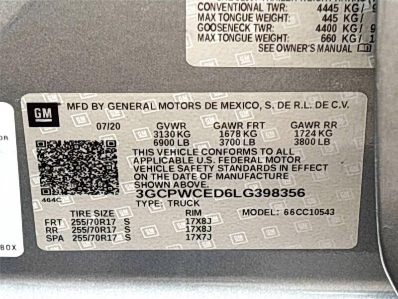 2020 Chevrolet Silverado 1500