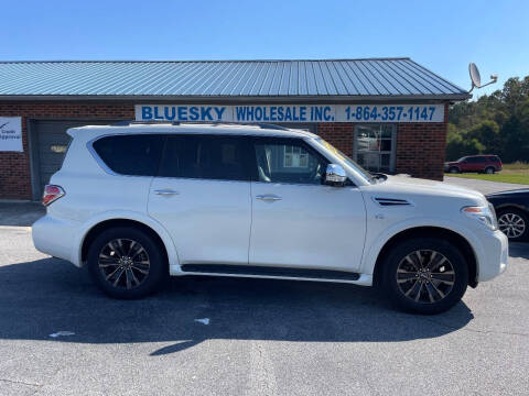 2020 Nissan Armada for sale at BlueSky Wholesale Inc in Chesnee SC