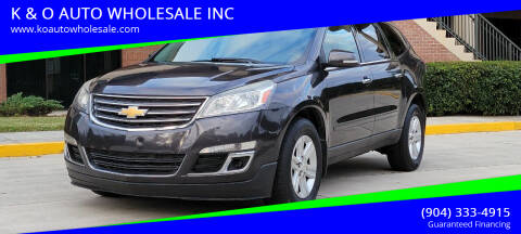 2014 Chevrolet Traverse for sale at K & O AUTO WHOLESALE INC in Jacksonville FL