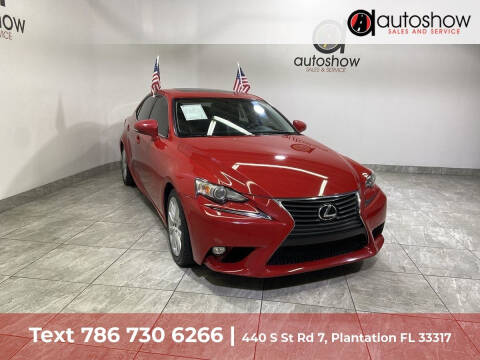 2016 Lexus IS 200t for sale at AUTOSHOW SALES & SERVICE in Plantation FL