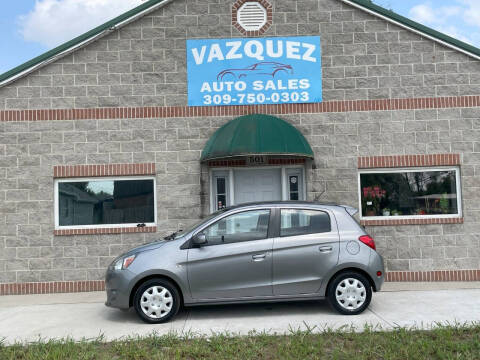 2015 Mitsubishi Mirage for sale at VAZQUEZ AUTO SALES in Bloomington IL