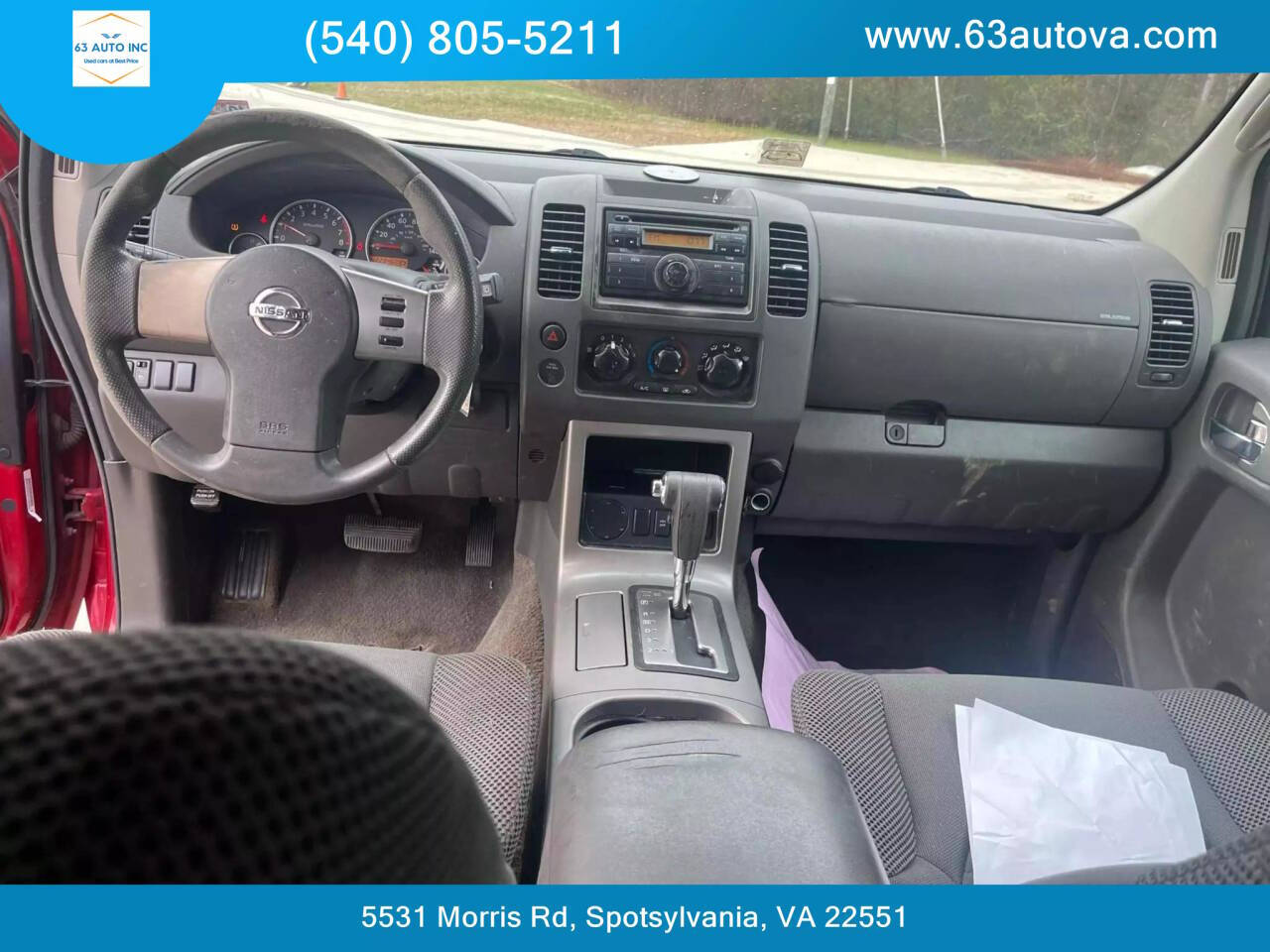 2009 Nissan Pathfinder for sale at 63 Auto Inc in Spotsylvania, VA