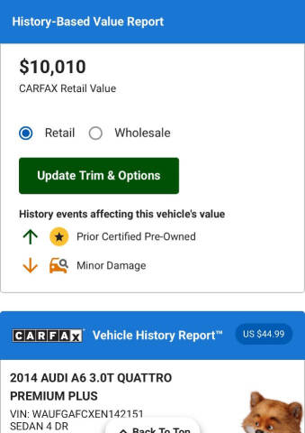 2014 Audi A6 3.0T quattro Premium Plus