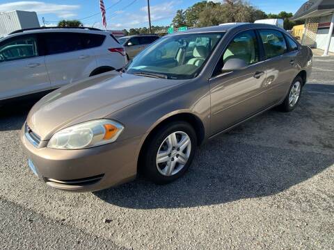 2006 Chevrolet Impala for sale at Select Sales LLC in Little River SC