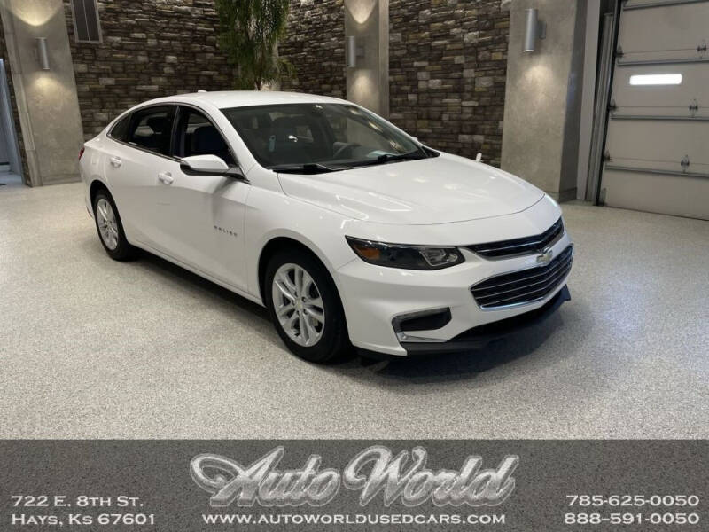2018 Chevrolet Malibu for sale at Auto World Used Cars in Hays KS