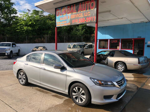 2013 Honda Accord for sale at Global Auto Sales and Service in Nashville TN