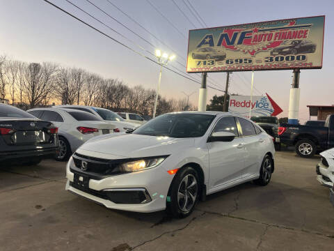 2020 Honda Civic for sale at ANF AUTO FINANCE in Houston TX