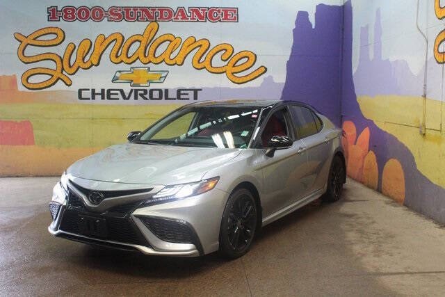 Used 2023 Toyota Camry XSE with VIN 4T1K61BK5PU100055 for sale in Grand Ledge, MI