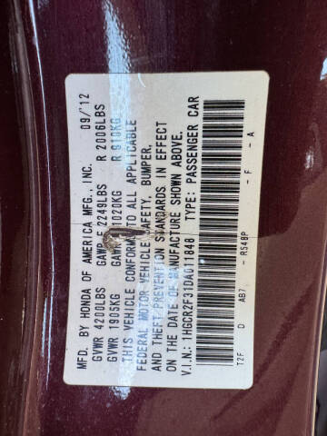 2013 Honda Accord LX