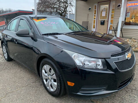 2012 Chevrolet Cruze for sale at G & G Auto Sales in Steubenville OH