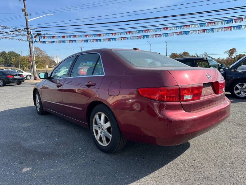 Used 2005 Honda Accord 3.0 EX with VIN 1HGCM66555A045204 for sale in New Castle, DE