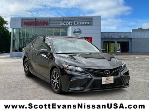 2021 Toyota Camry for sale at Scott Evans Nissan in Carrollton GA