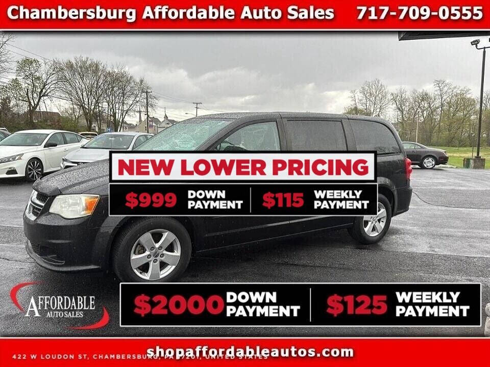 2013 Dodge Grand Caravan for sale at Chambersburg Affordable Auto in Chambersburg, PA