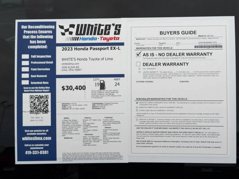 2023 Honda Passport EX-L