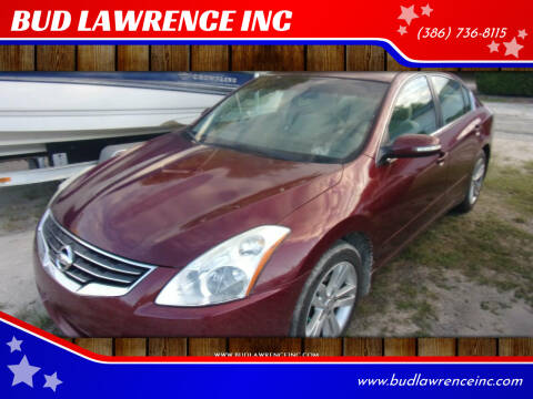 2010 Nissan Altima for sale at BUD LAWRENCE INC in Deland FL