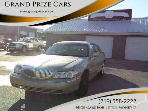 2008 Lincoln Town Car for sale at Grand Prize Cars in Cedar Lake IN