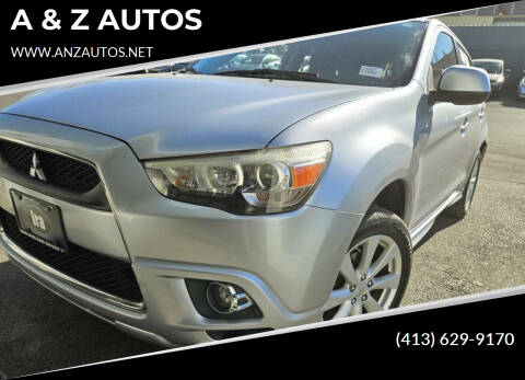 2012 Mitsubishi Outlander Sport for sale at A & Z AUTOS in Westfield MA