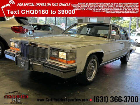 1989 Cadillac Brougham for sale at CERTIFIED HEADQUARTERS in Saint James NY