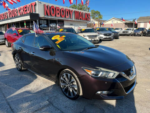 2016 Nissan Maxima for sale at Giant Auto Mart in Houston TX
