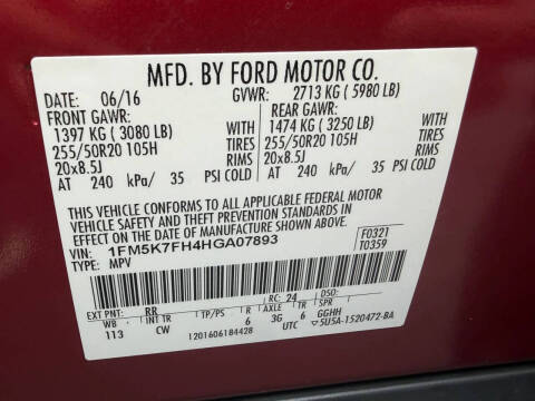 2017 Ford Explorer Limited