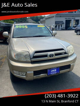 2005 Toyota 4Runner for sale at J&E Auto Sales in Branford CT