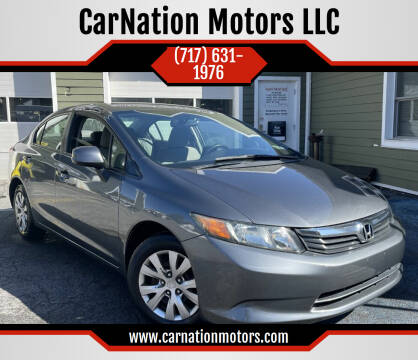 2012 Honda Civic for sale at CarNation Motors LLC - New Cumberland Location in New Cumberland PA