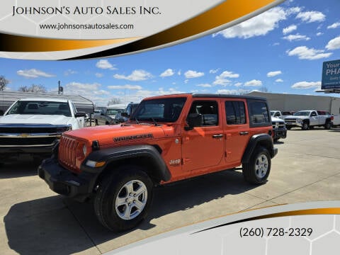 2018 Jeep Wrangler Unlimited for sale at Johnson's Auto Sales Inc. in Decatur IN