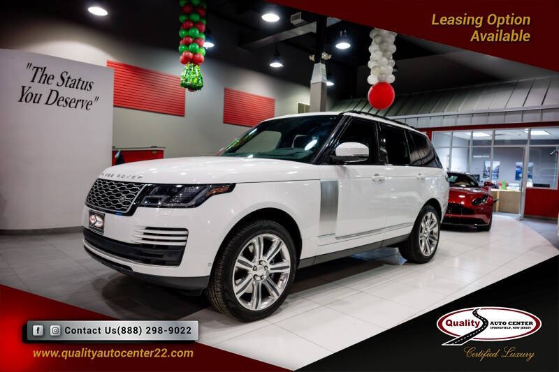 2021 Land Rover Range Rover for sale at Quality Auto Center in Springfield NJ