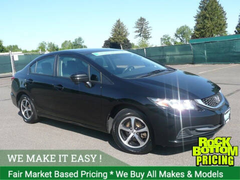 2015 Honda Civic for sale at Shamrock Motors in East Windsor CT