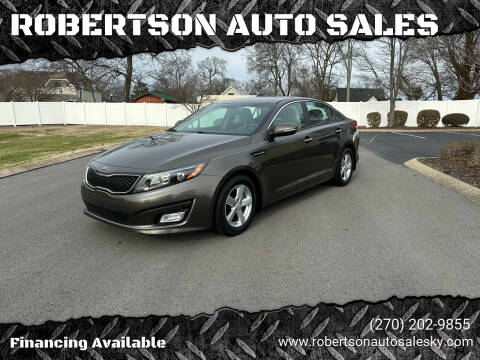 2015 Kia Optima for sale at ROBERTSON AUTO SALES in Bowling Green KY