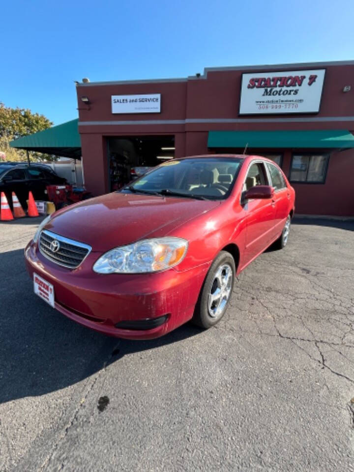 2008 Toyota Corolla for sale at STATION 7 MOTORS in New Bedford, MA