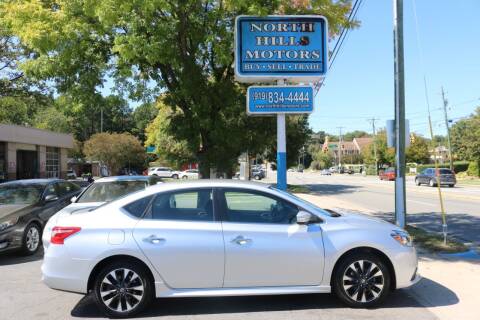 2017 Nissan Sentra for sale at NORTH HILLS MOTORS in Raleigh NC