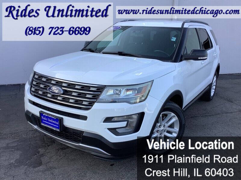 White 2017 Ford Explorer XLT XLT 4dr SUV 1