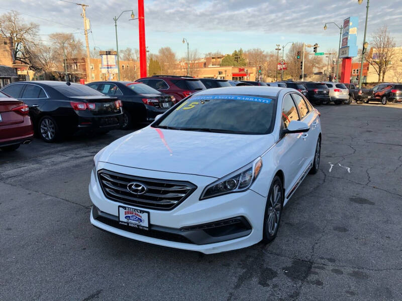 2015 Hyundai Sonata for sale at Bibian Brothers Auto Sales & Service in Joliet IL