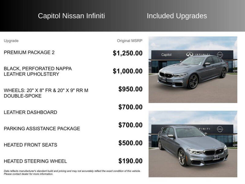 2019 BMW 5 Series M550i xDrive
