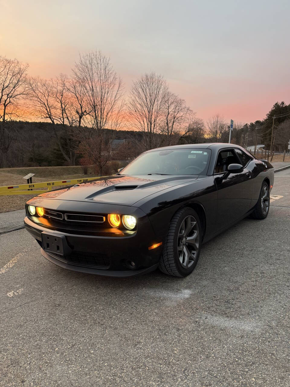 Black 2016 Dodge Challenger SXT SXT 2dr Coupe 2